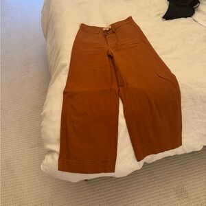 Madewell Terracotta High-Rise Pants